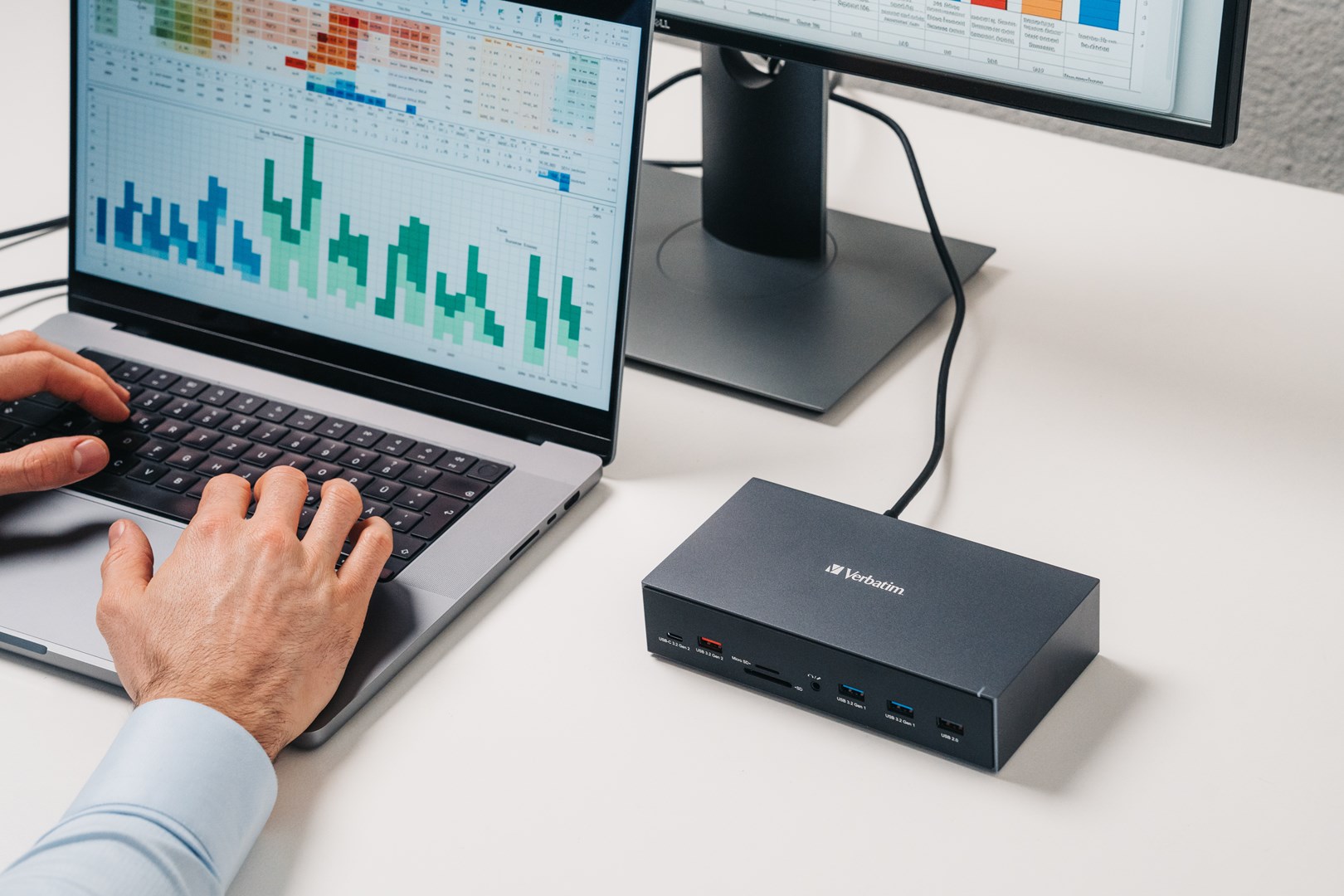 Verbatim CDS-17 Wired USB 3.2 Gen 1 (3.1 Gen 1) Type-C Black, Grey - Afbeelding 5