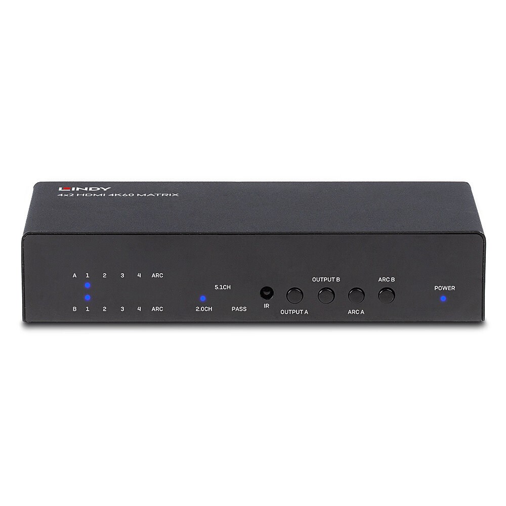 Lindy 4x2 HDMI 4K60 Matrix - Afbeelding 4