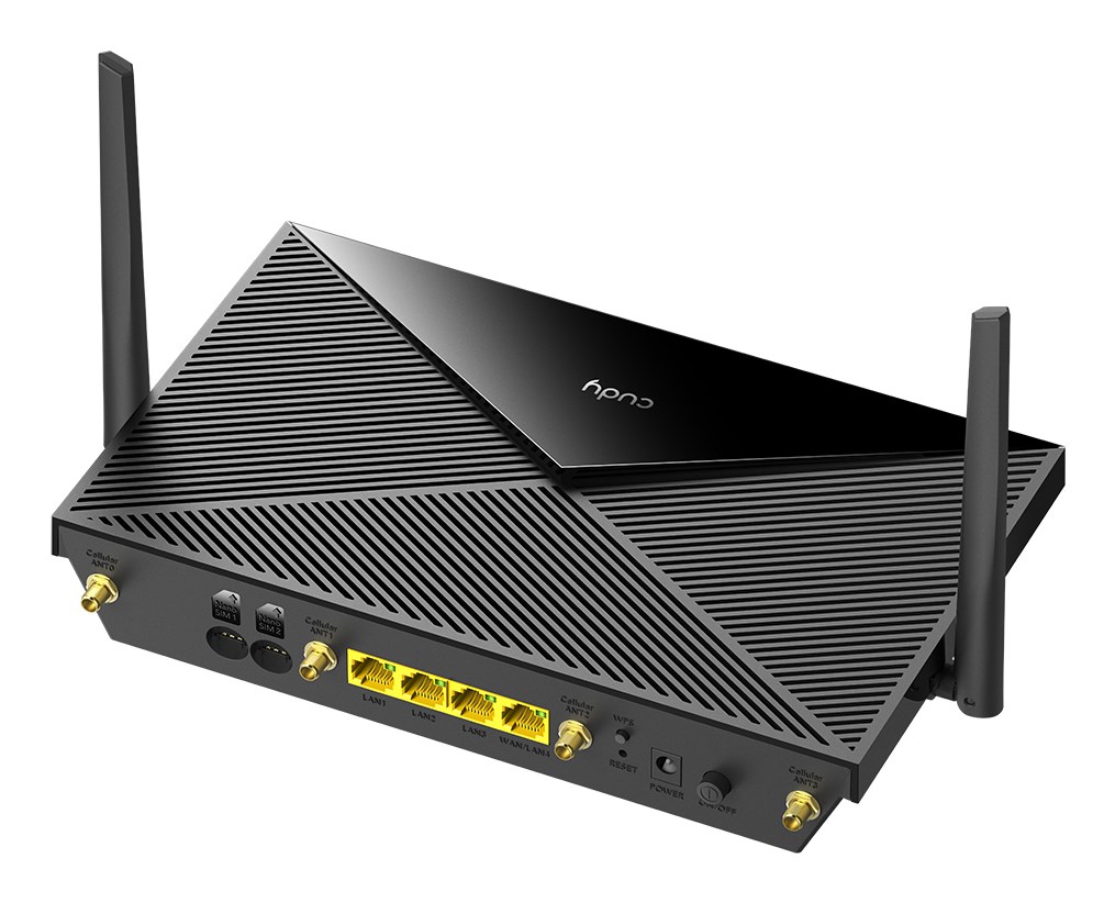 Cudy P5 wireless router Gigabit Ethernet Dual-band (2.4 GHz / 5 GHz) 5G Black - Afbeelding 3