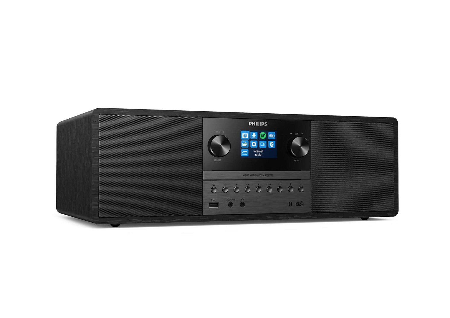 Philips TAM6805 Music System with Internet Radio, DAB+, Bluetooth, CD, USB, and Spotify Connect - Afbeelding 4