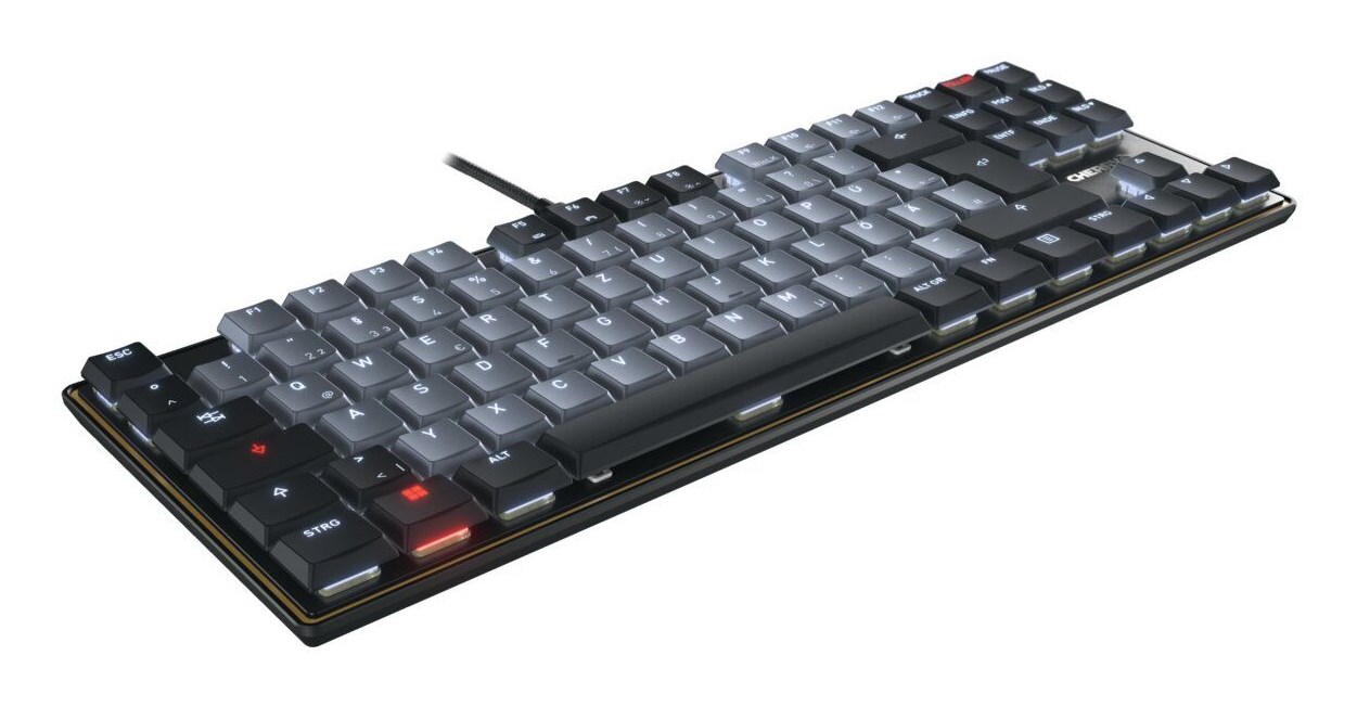 CHERRY KC 500 MX LP TKL keyboard Home/Office USB QWERTZ German Black, Grey - Afbeelding 4