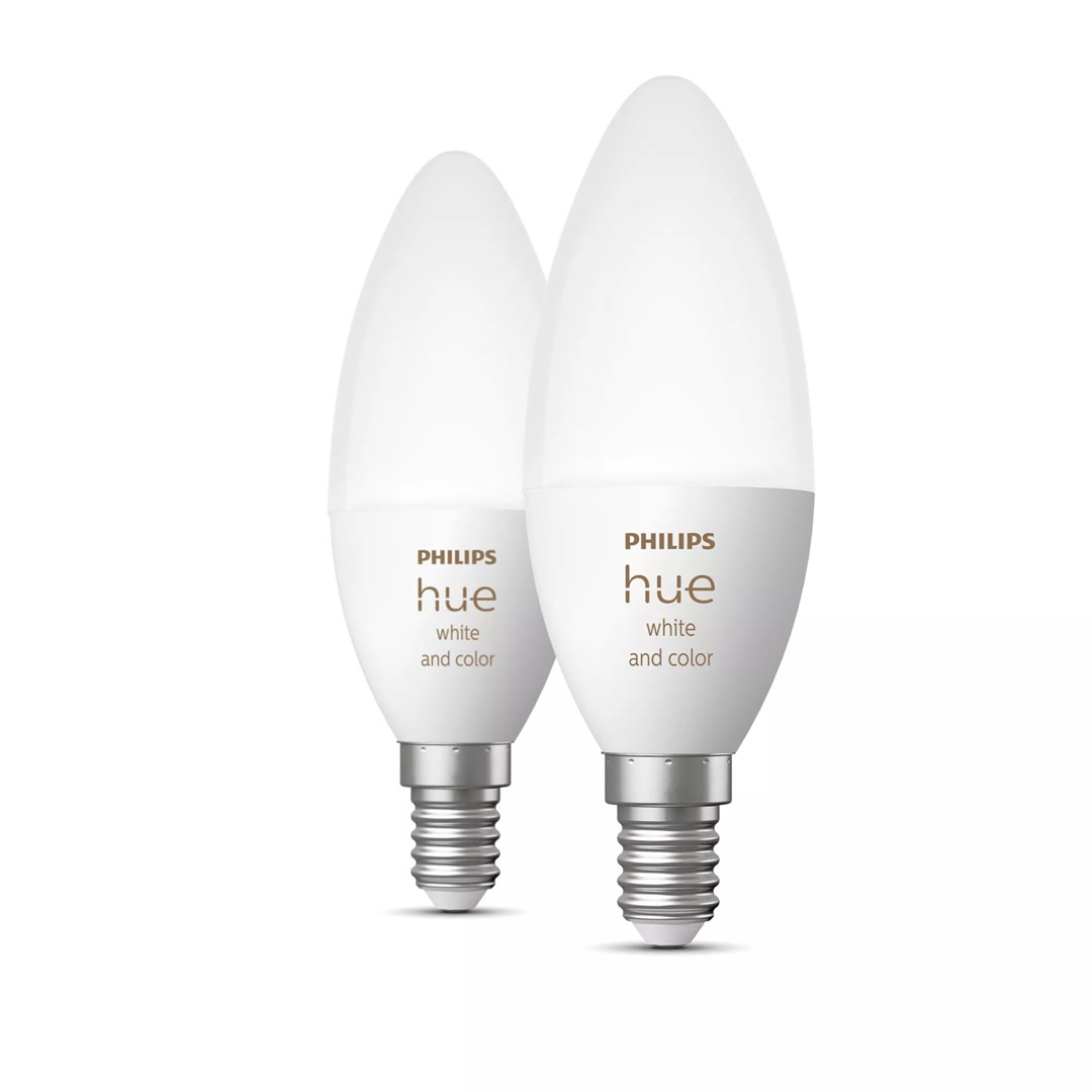 Philips Hue White and colour ambience Candle - E14 smart bulb - (2-pack) - Afbeelding 3