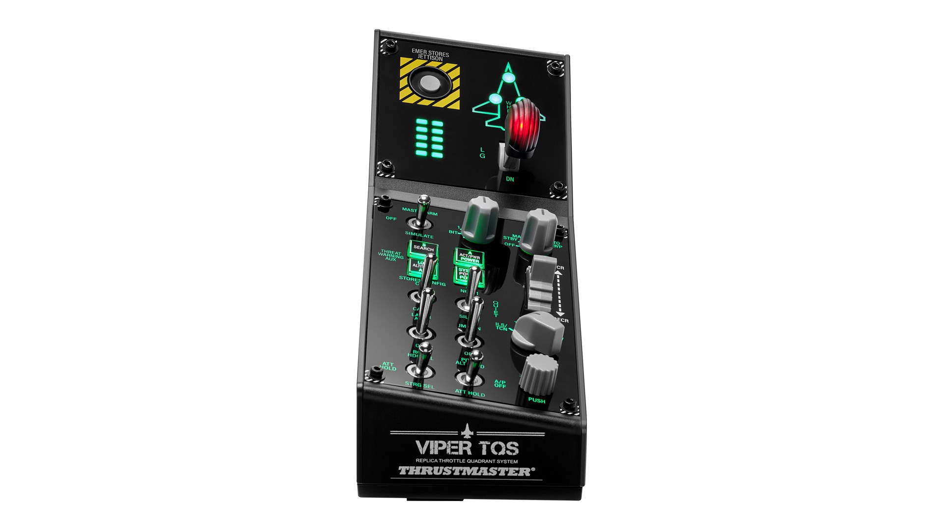 Thrustmaster Viper Panel Black USB Flight Sim Analogue / Digital PC - Afbeelding 3