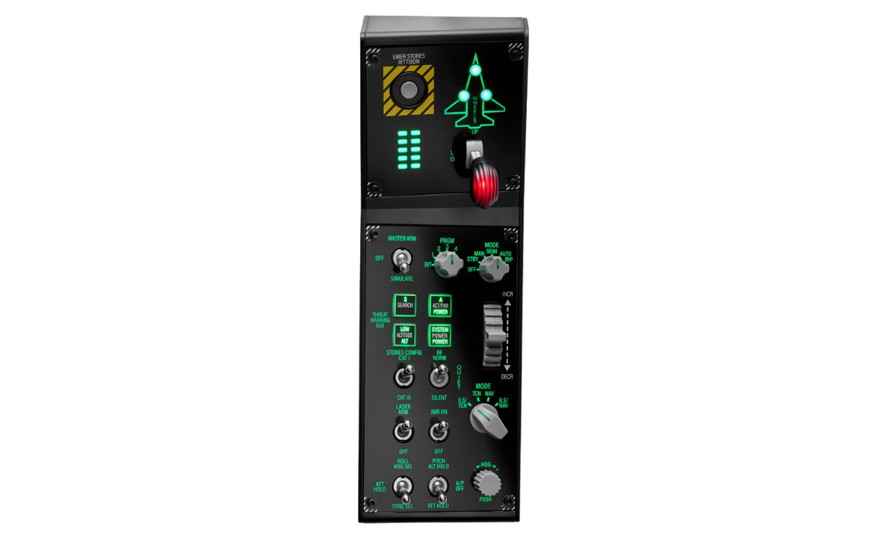 Thrustmaster Viper Panel Black USB Flight Sim Analogue / Digital PC - Afbeelding 5