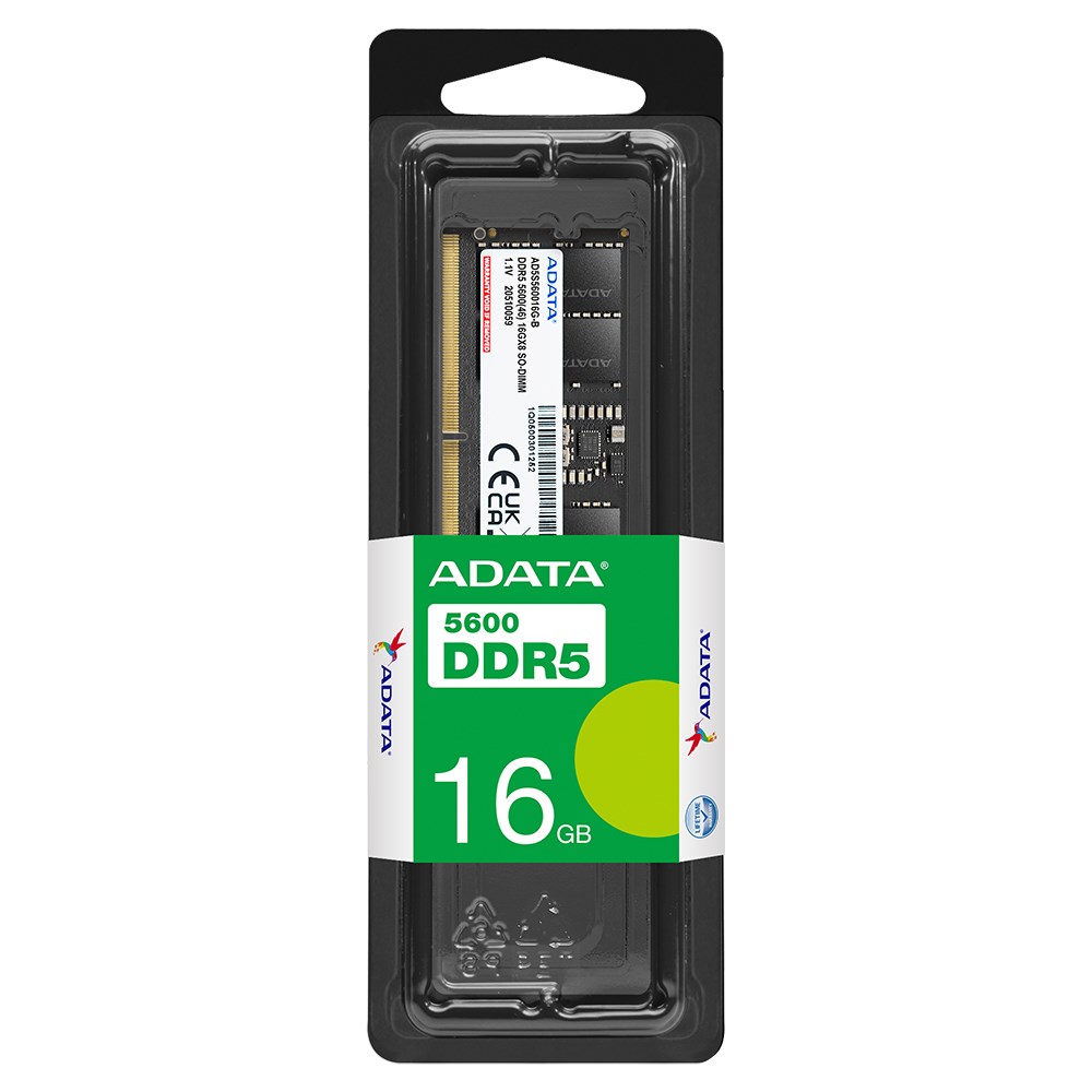ADATA Premier memory module 16 GB 1 x 16 GB DDR5 262-pin SO-DIMM ECC - Afbeelding 4