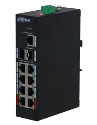 Dahua Technology PFS3211-8GT-120-V2 network switch Unmanaged Gigabit Ethernet (10/100/1000) Power over Ethernet (PoE) Desktop/Wall-Mounting Black