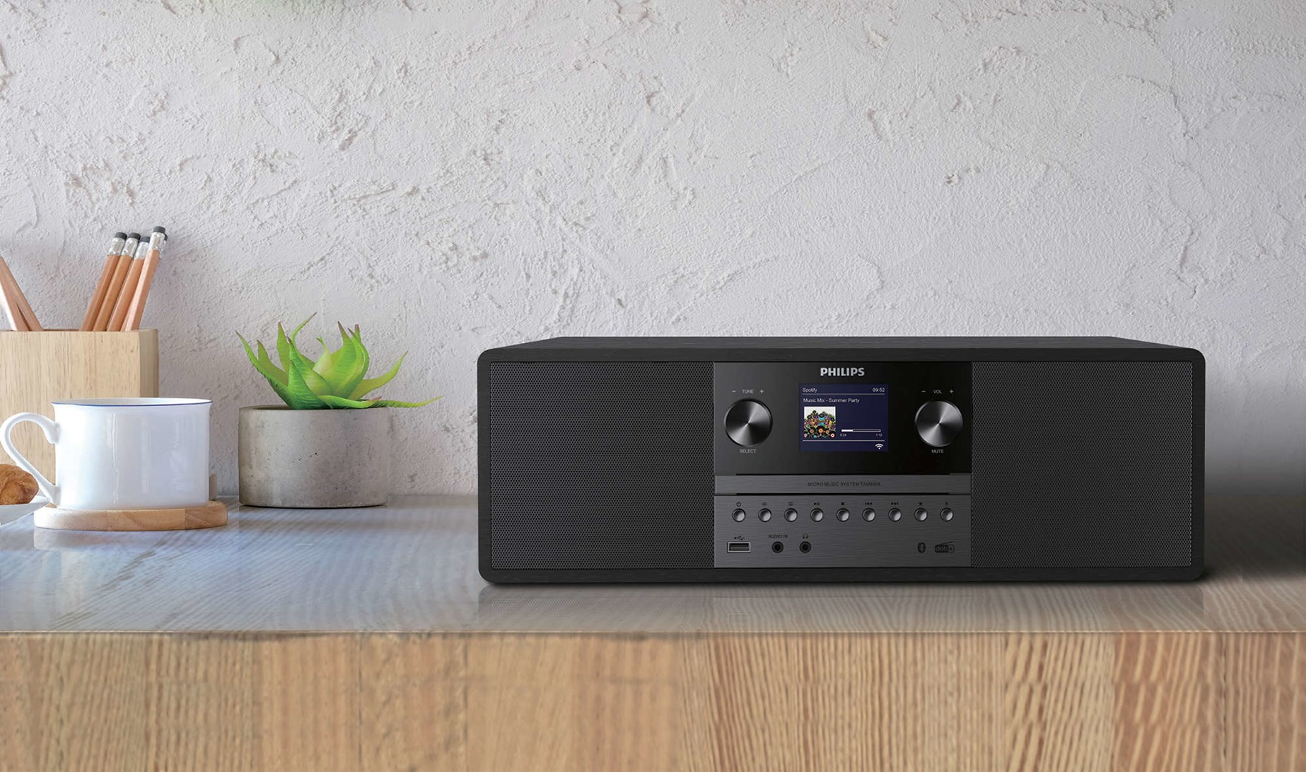 Philips TAM6805 Music System with Internet Radio, DAB+, Bluetooth, CD, USB, and Spotify Connect - Afbeelding 5