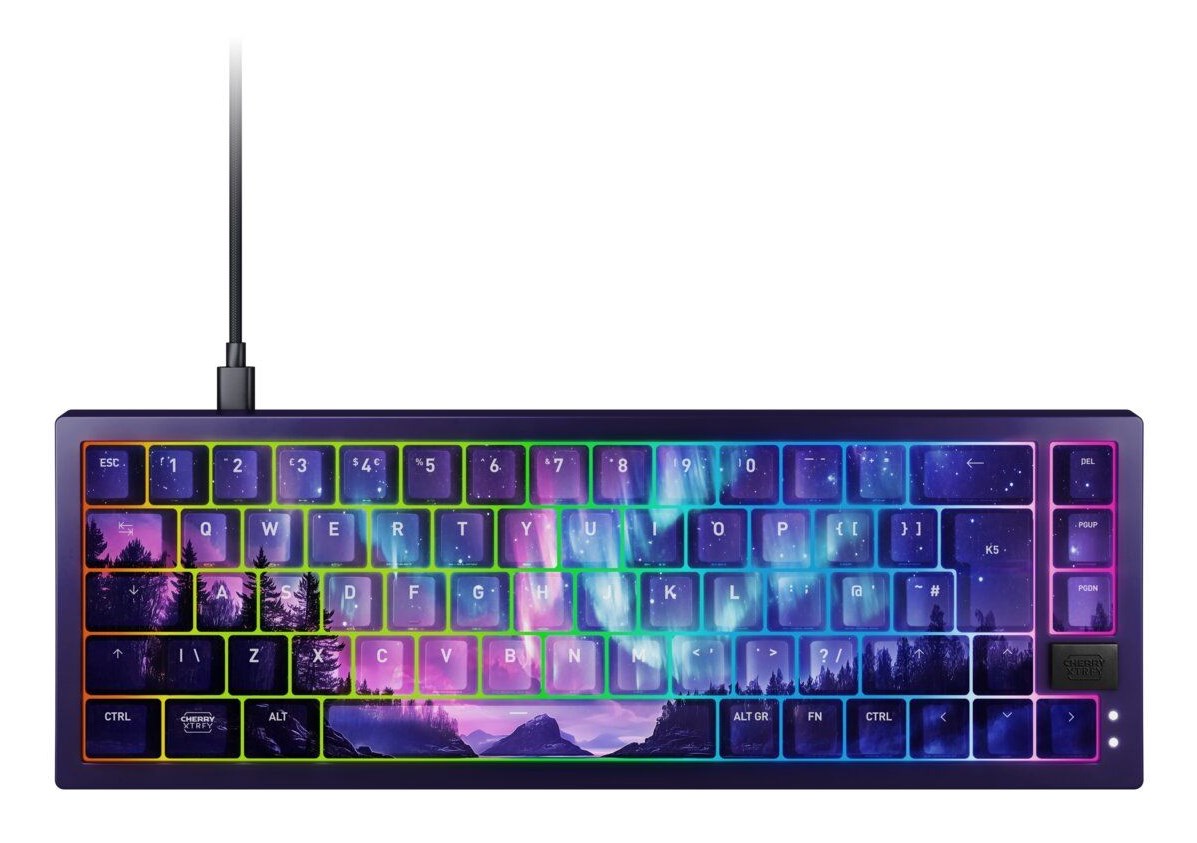 CHERRY NORTHERN LIGHT Bundle keyboard Home USB QWERTZ German Multicolour - Afbeelding 3