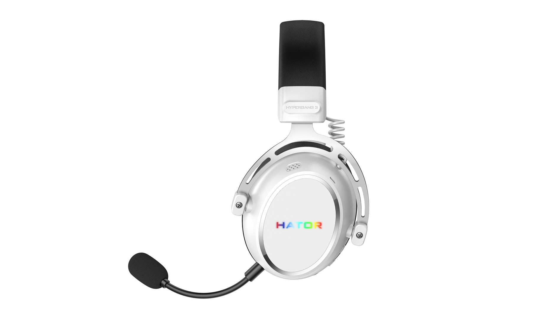 HATOR Hypergang 3 Wireless Headset Head-band Gaming USB Type-C / USB Type-A Bluetooth White - Afbeelding 4