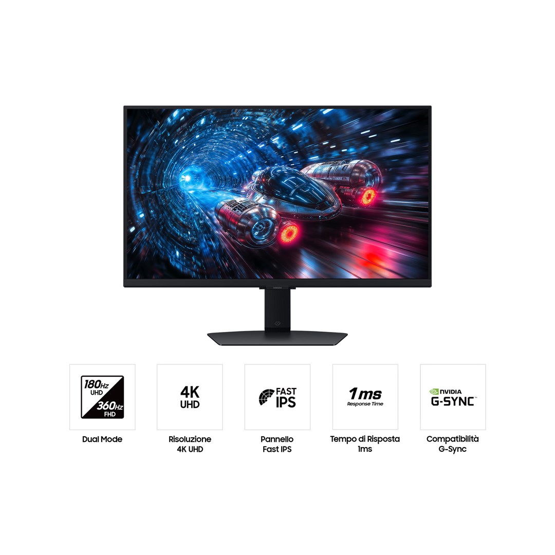 Samsung G70F computer monitor 68.6 cm (27") 3840 x 2160 pixels 4K Ultra HD LCD Black - Afbeelding 4