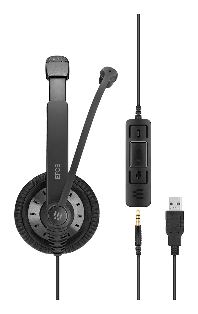 EPOS | SENNHEISER IMPACT SC 75 USB MS Headset Wired Headband Calls/Music USB Type-A Black - Afbeelding 8