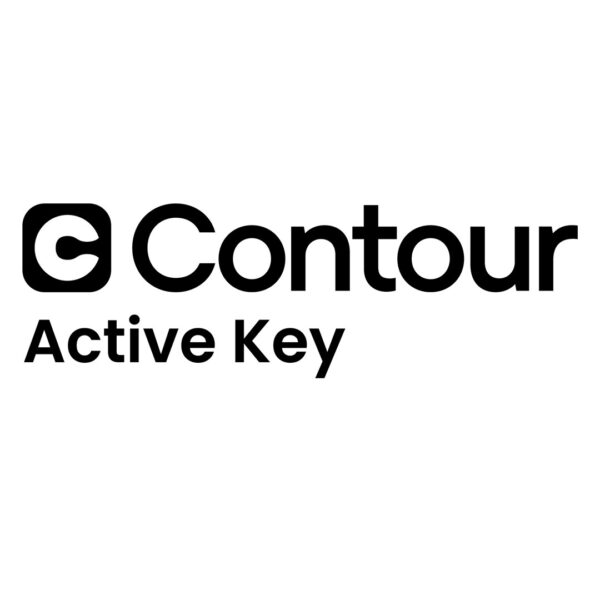 Contour Design Active Key AK-C4110 keyboard Medical RF Wireless QWERTZ German White