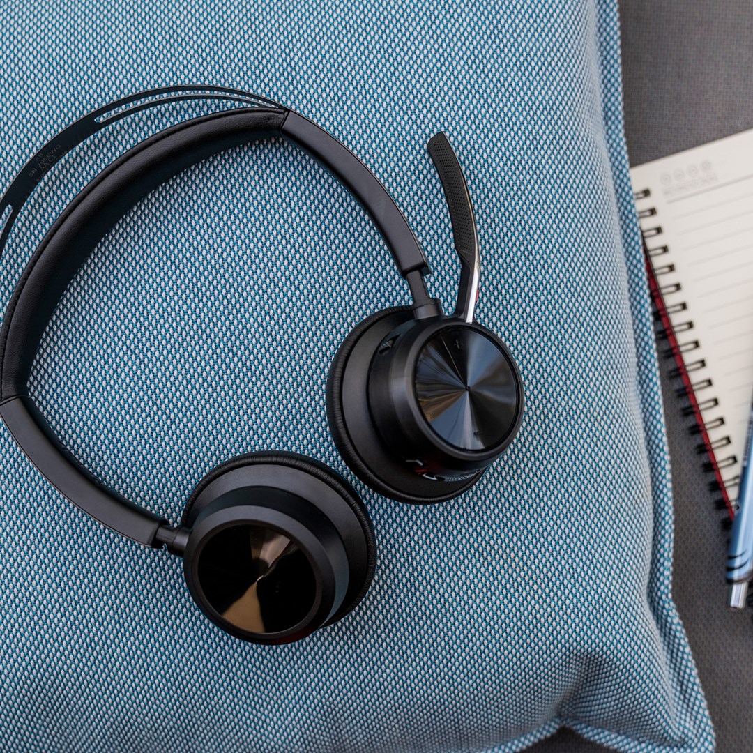 POLY Voyager Focus 2 Microsoft Teams Certified USB-C-C Headset +USB-C/A Adapter - Afbeelding 5