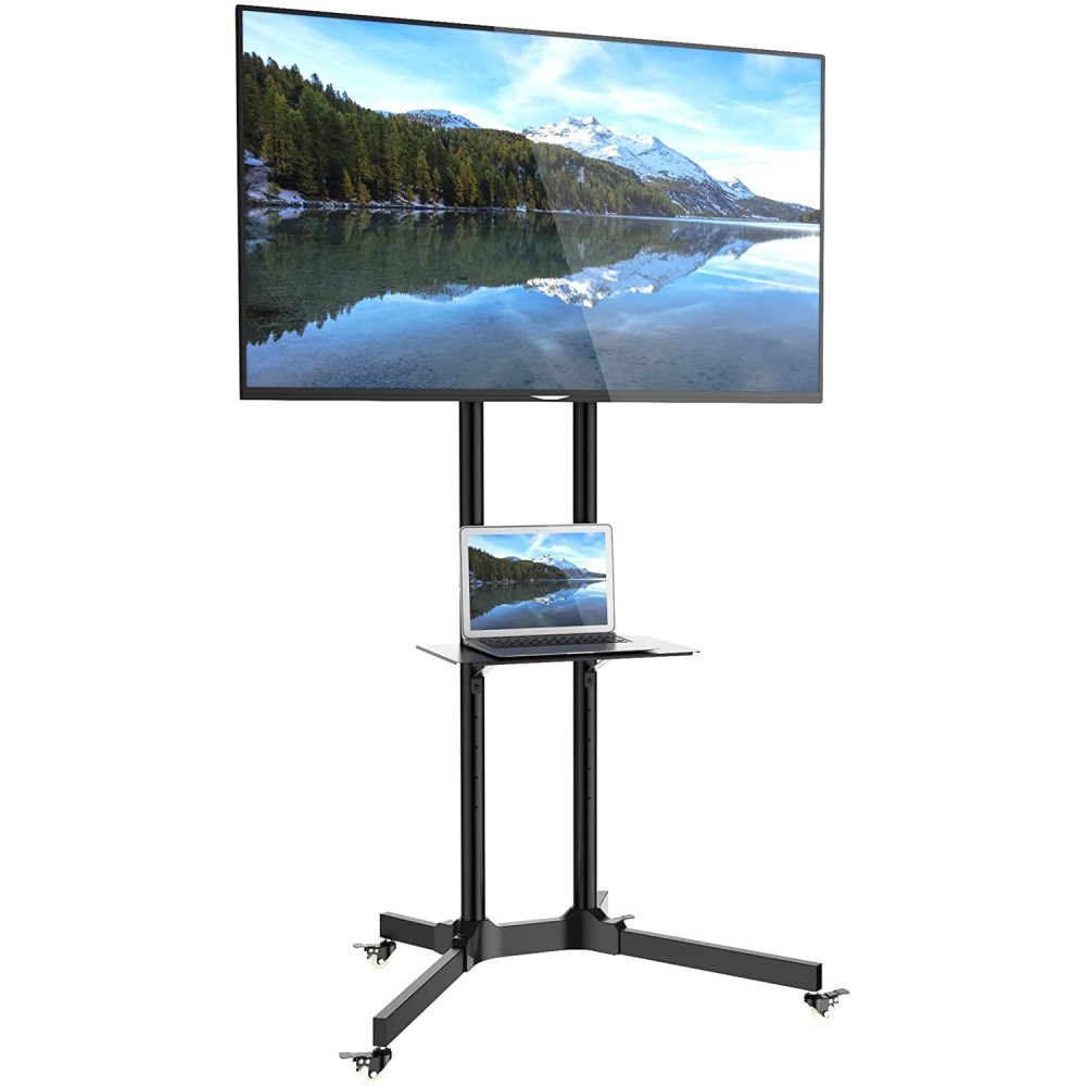Techly Floor Trolley with Shelf Support LCD / LED / Plasma 30-65" ICA-TR6 - Afbeelding 3