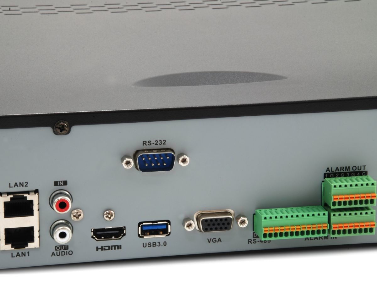 LevelOne NVR-1332 4-Bay Network Video recoder, H265 - Afbeelding 4