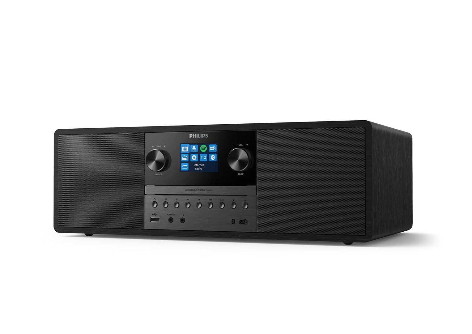 Philips TAM6805 Music System with Internet Radio, DAB+, Bluetooth, CD, USB, and Spotify Connect - Afbeelding 3