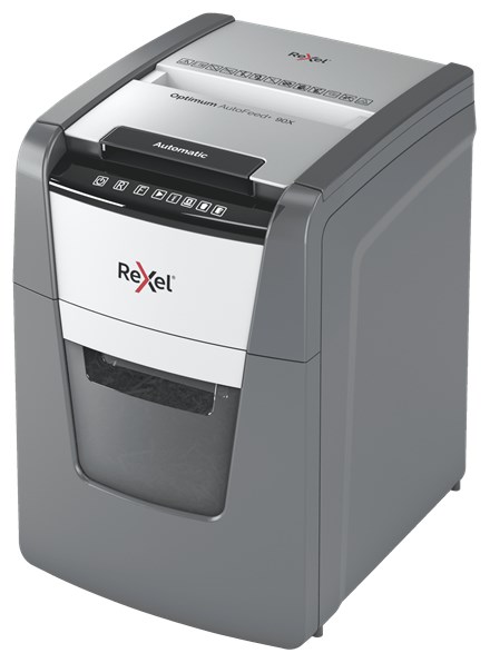 Rexel AutoFeed+ 90X paper shredder Cross shredding 55 dB Black, Grey - Afbeelding 2