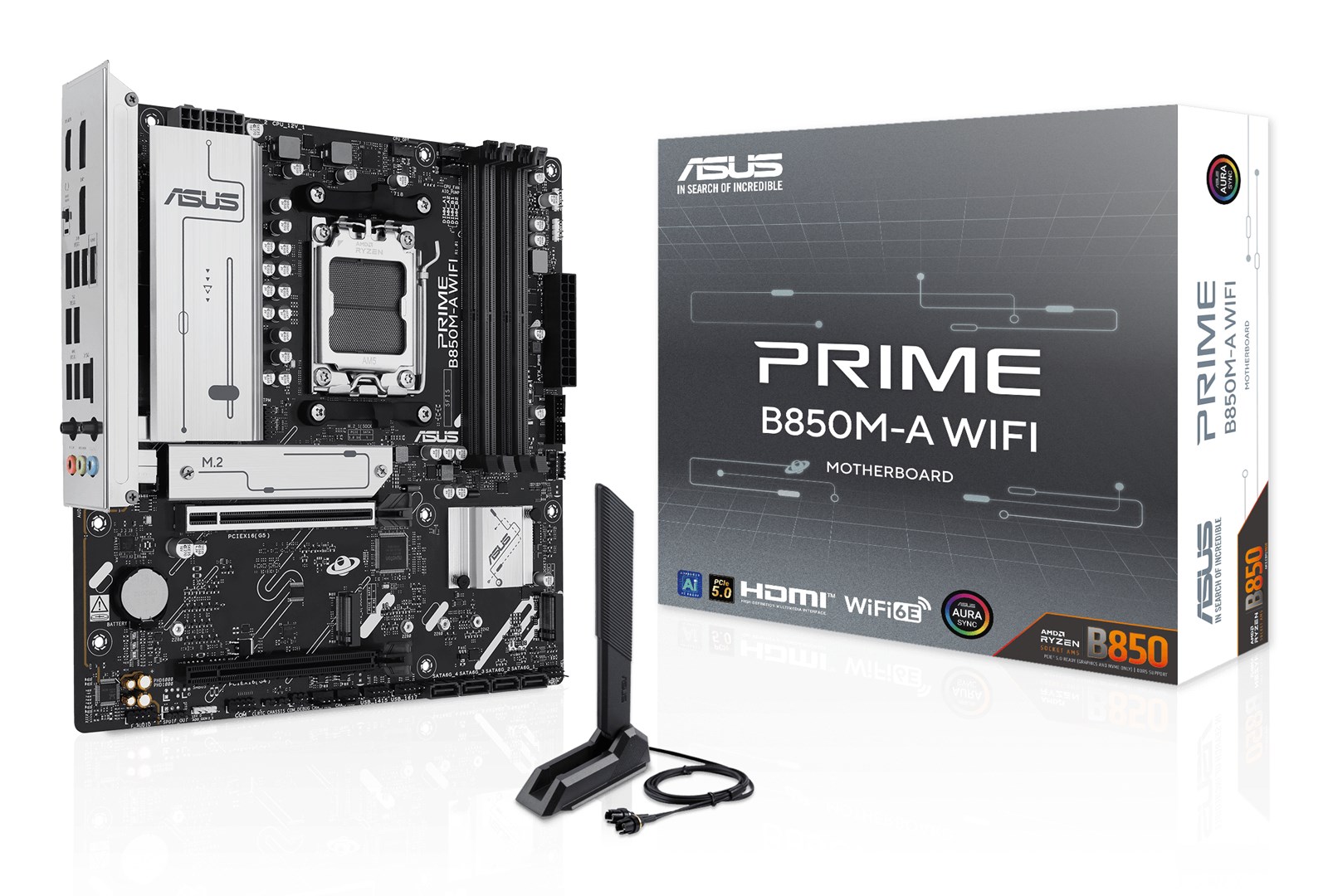 ASUS PRIME B850M-A WIFI AMD B850 Socket AM5 micro ATX