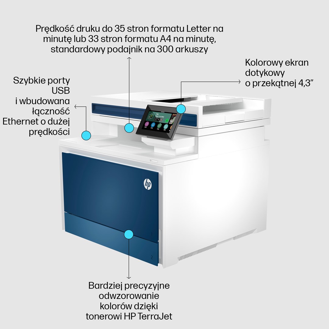 HP Color LaserJet Pro MFP 4302fdn Printer - Afbeelding 10