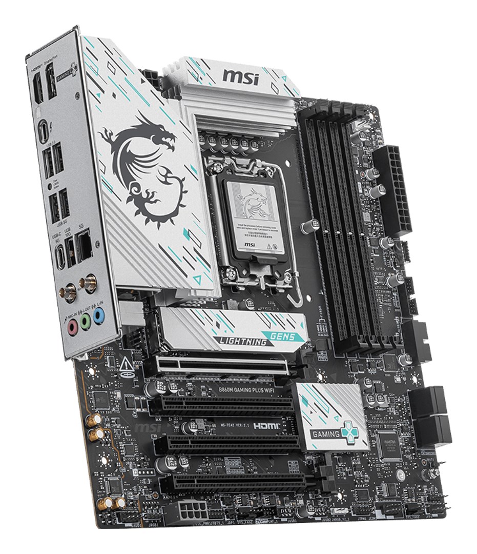 MSI B860M GAMING PLUS WIFI motherboard Intel B860 LGA 1851 (Socket V1) micro ATX - Afbeelding 4