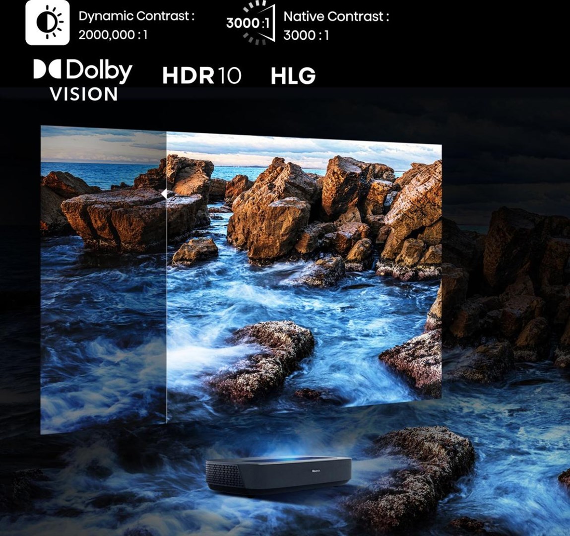 Hisense PL1SE Ultra-Short-Throw Projector 2100 ANS - Afbeelding 7