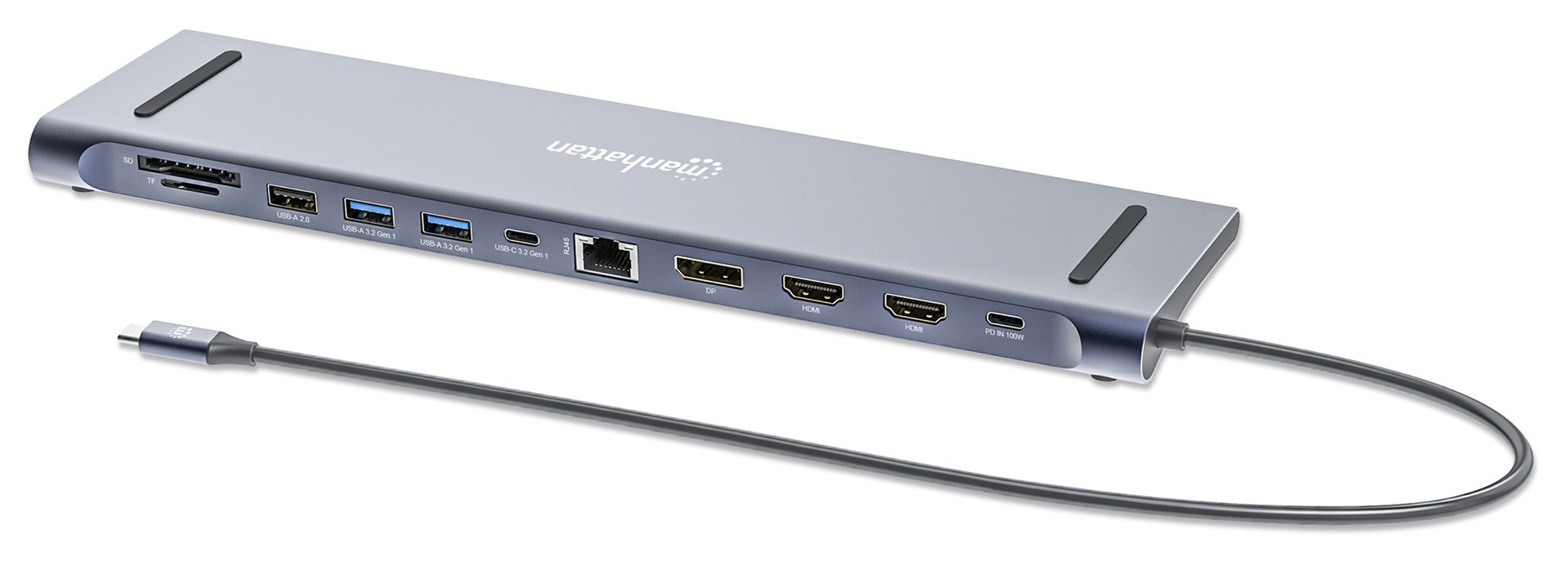 Docking Station 12-in-1 4K HDMI DP USB-A