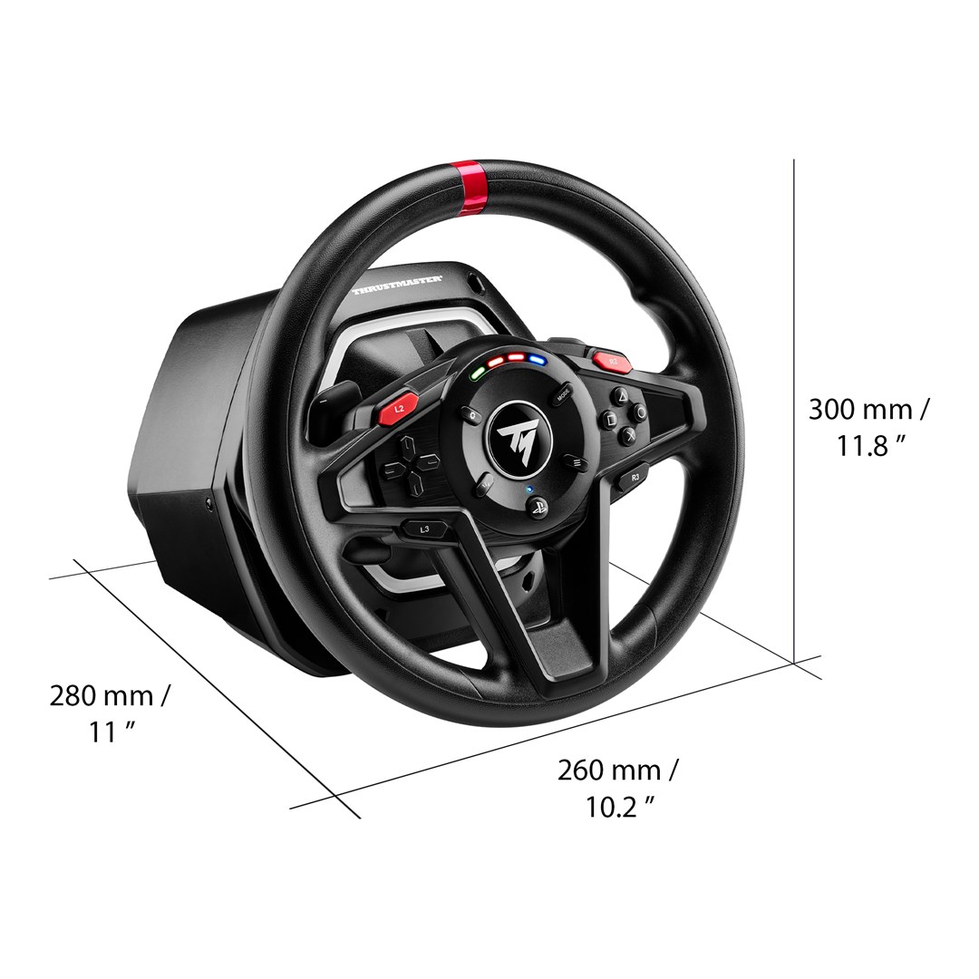 Thrustmaster T128 Black USB Steering wheel + Pedals Analogue PC, PlayStation 4, PlayStation 5 - Afbeelding 7
