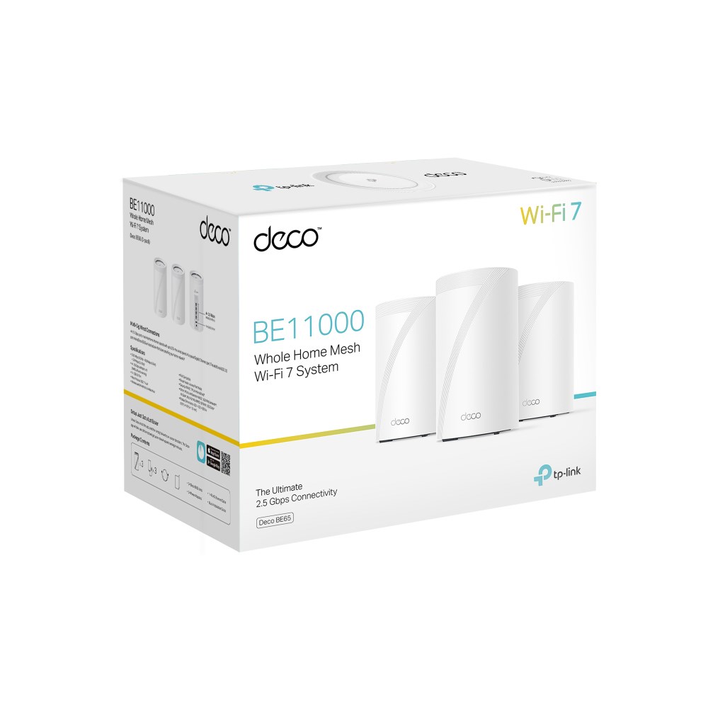 TP-Link BE9300 Whole Home Mesh Wi-Fi 7 System(Tri-Band) - Afbeelding 3