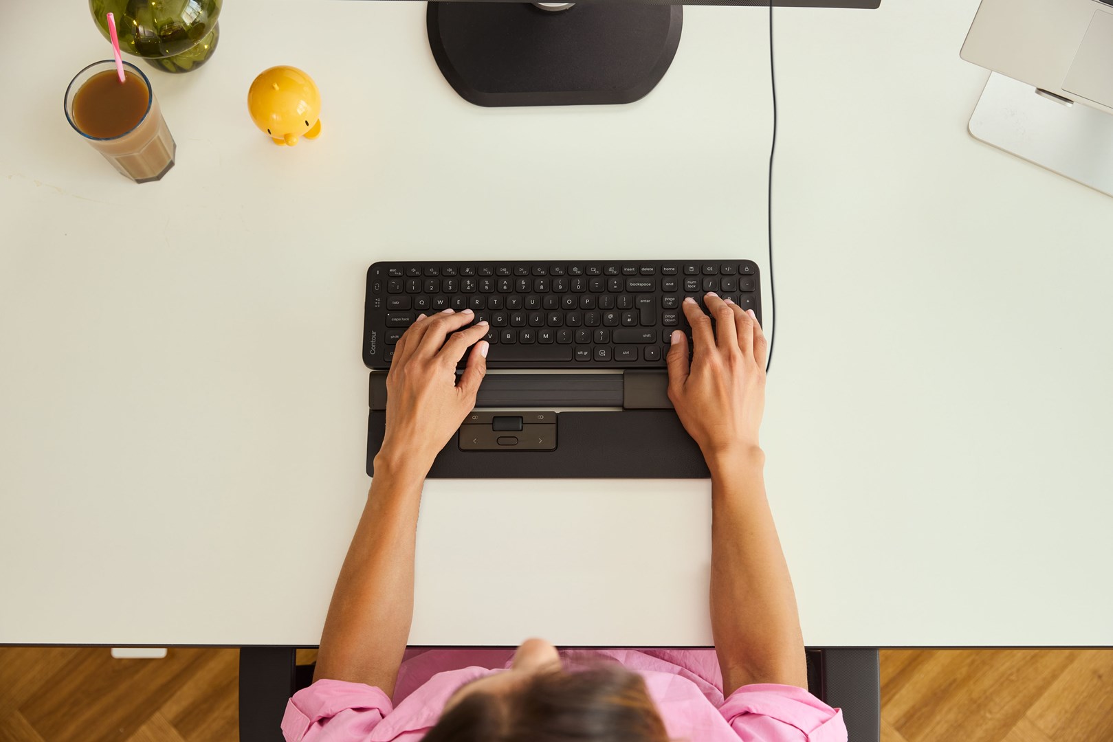 Contour Design SliderMouse Pro Slim Vegan Leather Wrist Rest Wired - Afbeelding 4