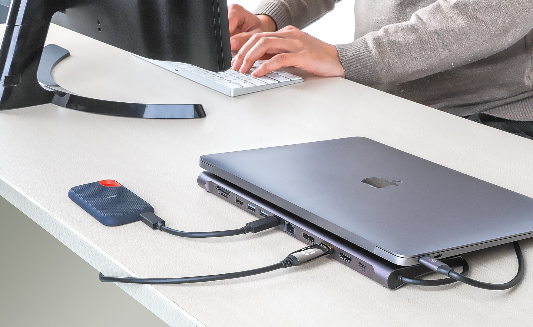 Docking Station 12-in-1 4K HDMI DP USB-A - Afbeelding 4