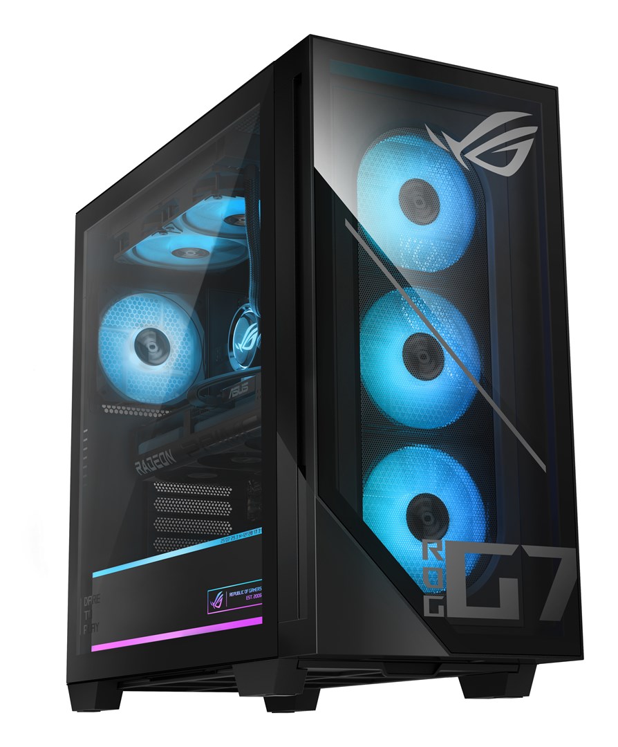 ASUS ROG G700 GM700TZ-R9800X183W AMD Ryzen™ 7 9800X3D 32 GB DDR5-SDRAM 2 TB SSD AMD Radeon RX 9070 XT Windows 11 Home Tower PC Black