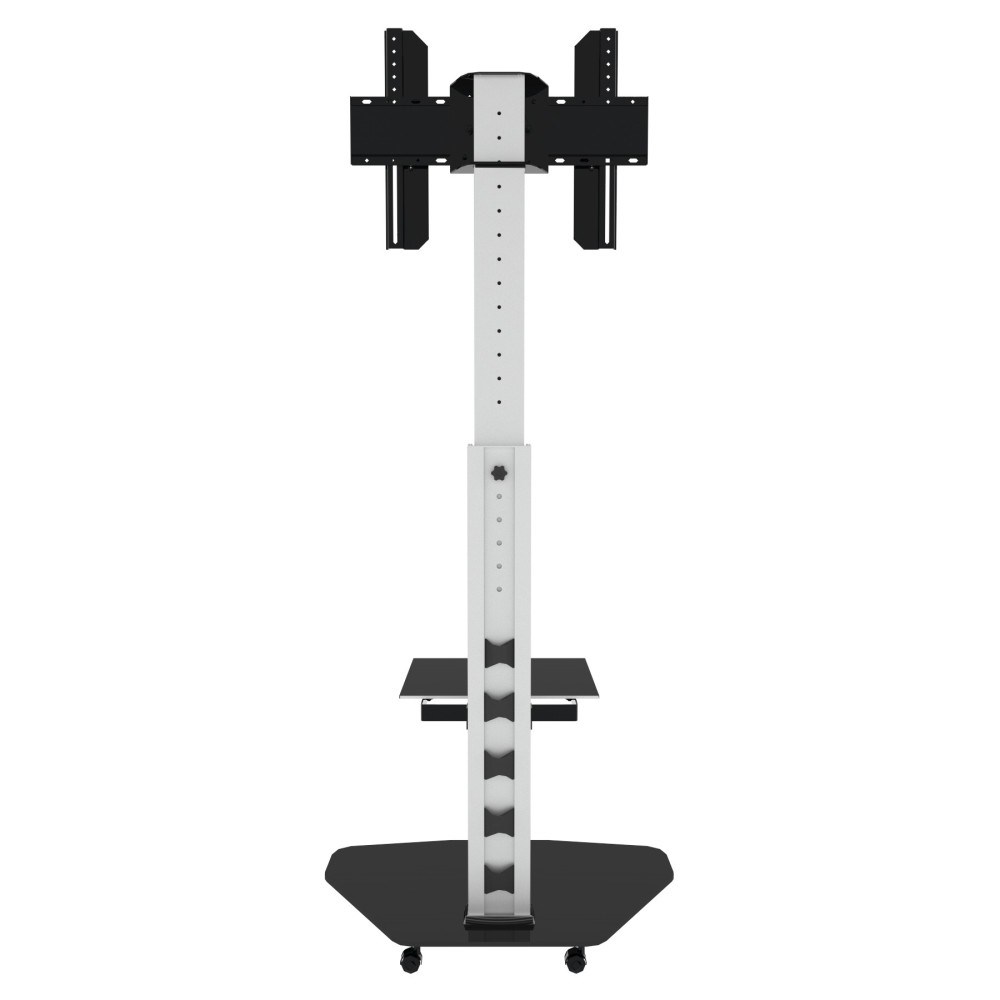 Techly Floor Stand with Shelf Trolley TV LCD/LED/Plasma 37-70" Silver - Afbeelding 8