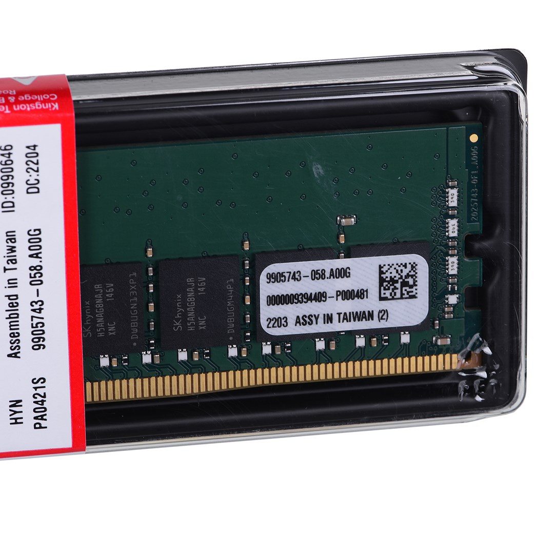 Kingston Technology KVR32N22S8/16 memory module 16 GB 1 x 16 GB DDR4 3200 MHz - Afbeelding 3