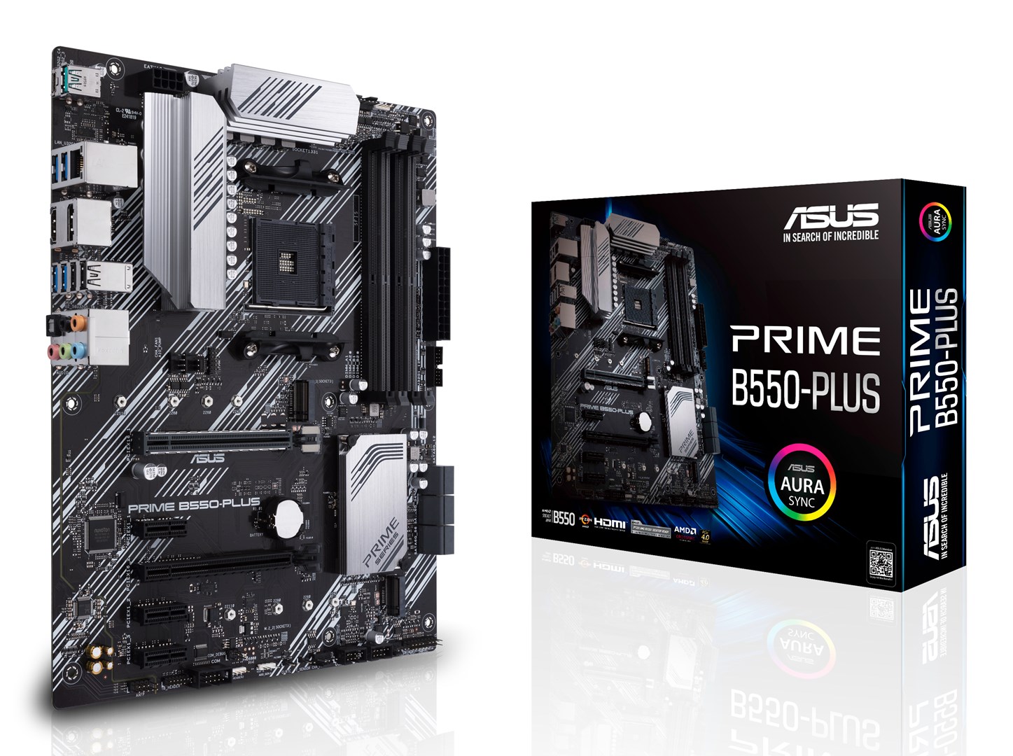 ASUS PRIME B550-PLUS AMD B550 Socket AM4 ATX