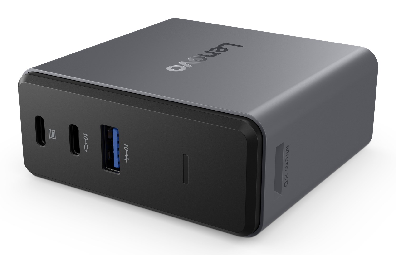 Lenovo X9 Charging GaN Dock Wired USB 3.2 Gen 2 (3.1 Gen 2) Type-C Grey - Afbeelding 5
