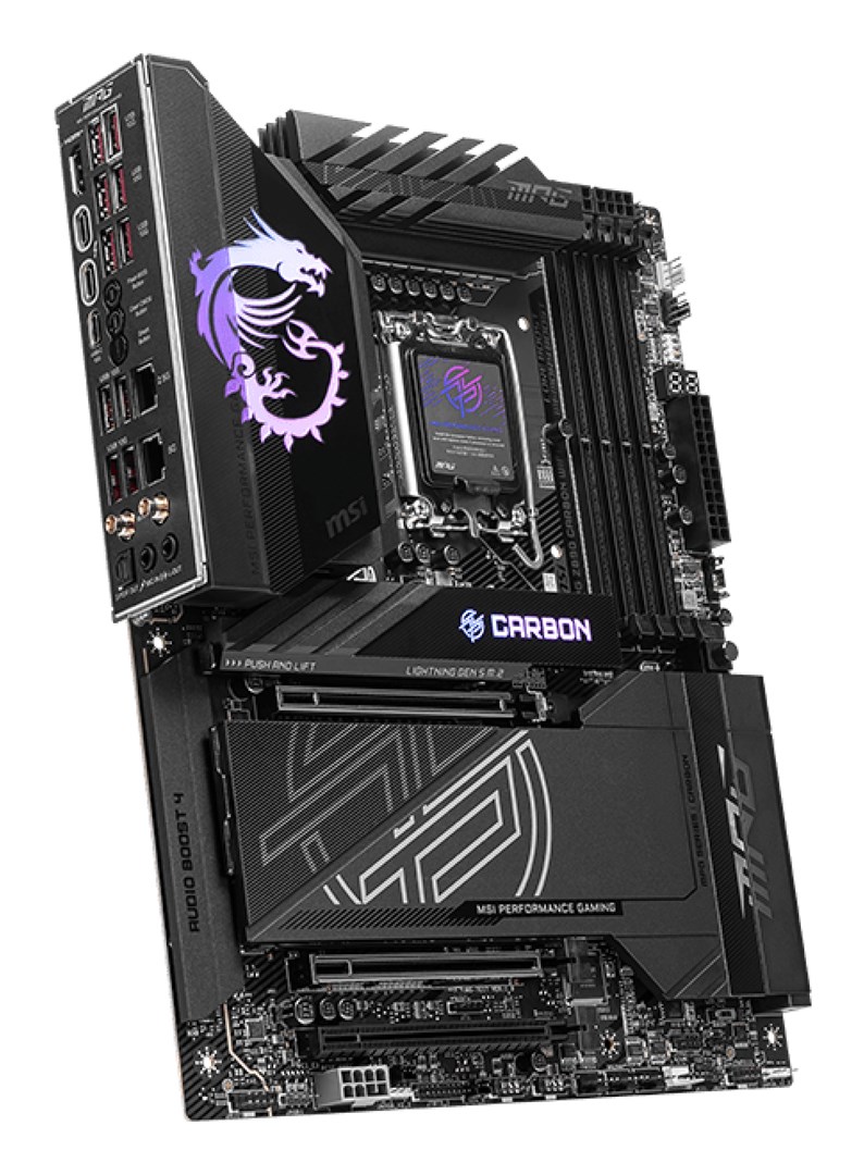 MSI MPG Z890 CARBON WIFI motherboard Intel Z890 LGA 1851 (Socket V1) ATX - Afbeelding 4