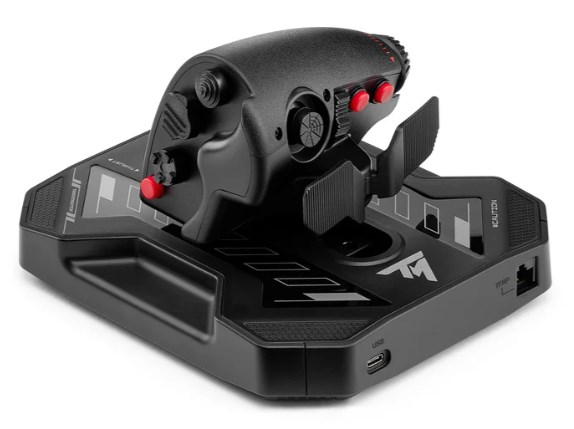 Thrustmaster Sol-R 4 HOTAS Black USB Joystick + engine control lever Analogue / Digital PC - Afbeelding 5
