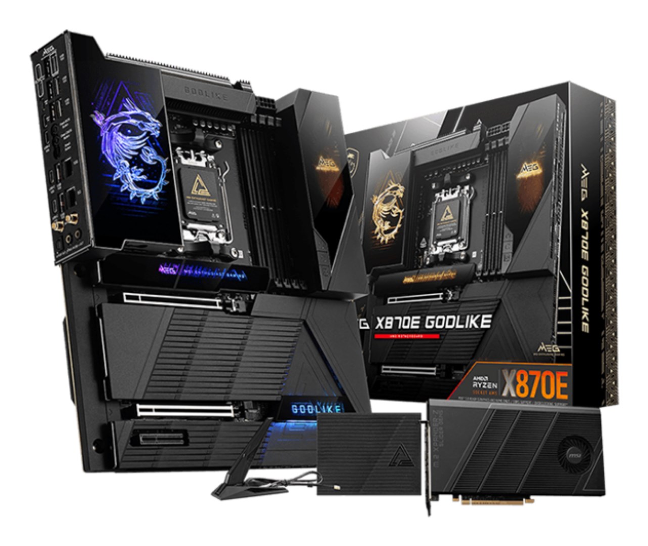 MSI MEG X870E GODLIKE motherboard AMD X870E Socket AM5 Extended ATX