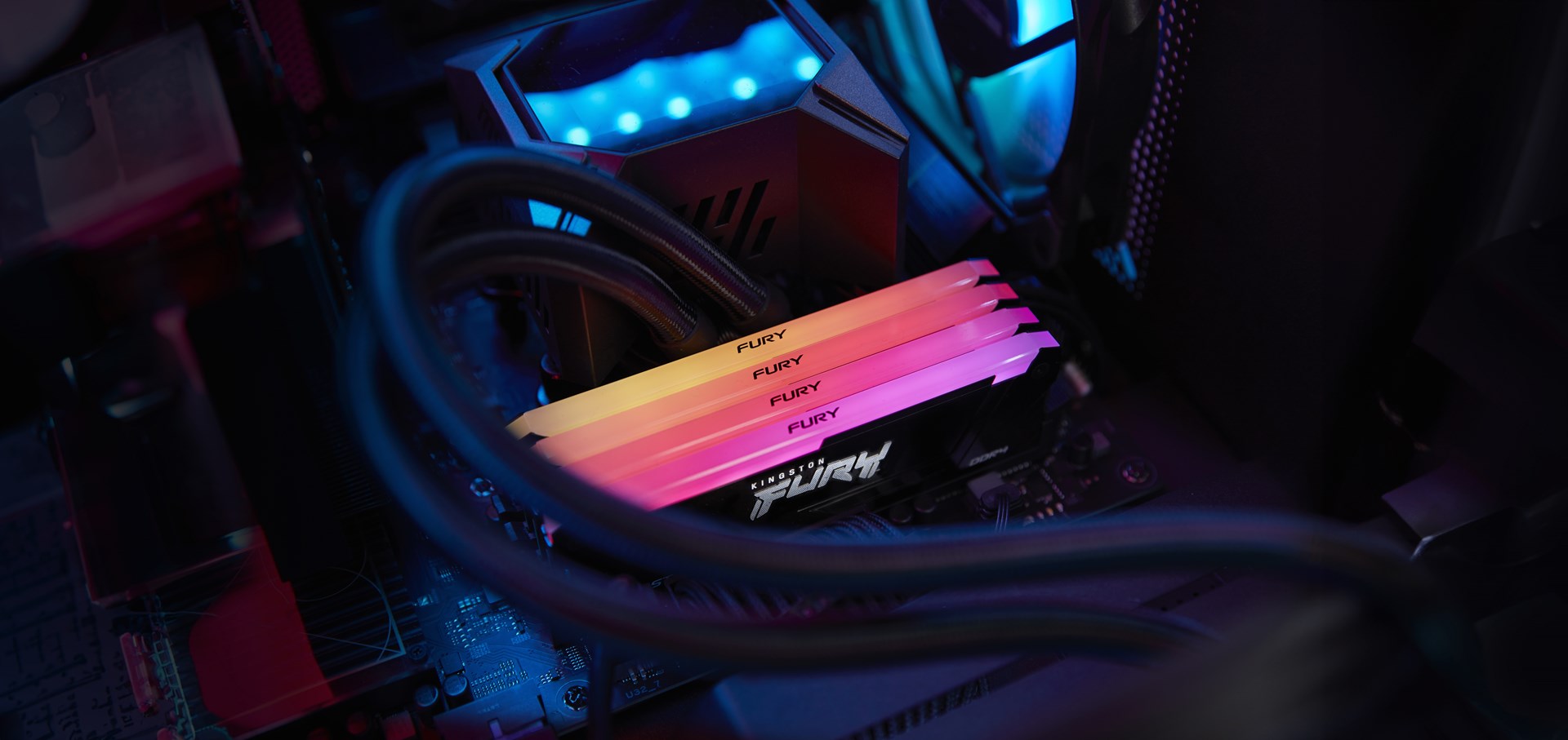 Kingston Technology FURY Beast 32GB 3600MT/s DDR4 CL18 DIMM (Kit of 2) RGB - Afbeelding 4