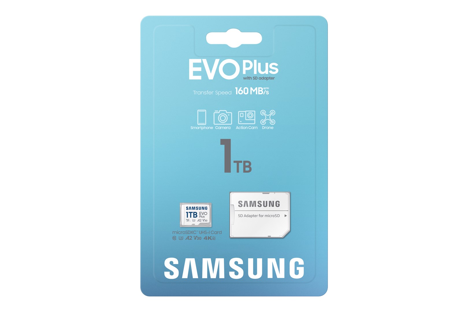 SD MicroSD Card 1TB Samsung SDXC EVO Plus (2024) retail - Afbeelding 6