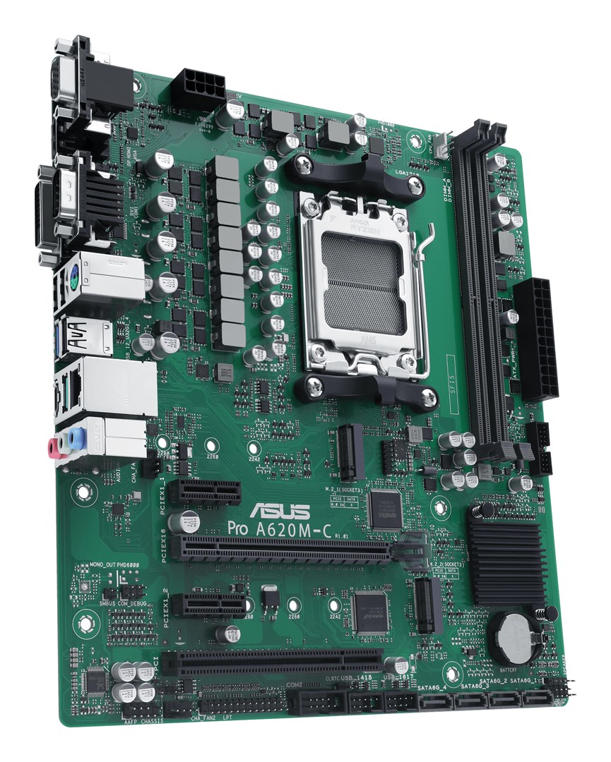 ASUS PRO A620M-C-CSM AMD A620 Socket AM5 micro ATX - Afbeelding 5