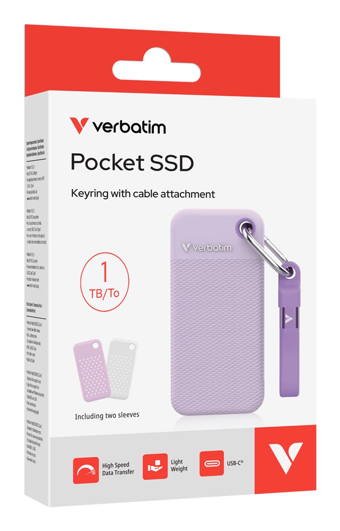 SSD 1TB Verbatim Pocket with two cases - Afbeelding 7