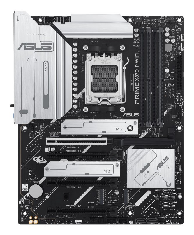 ASUS Prime X870-P WIFI AMD X870 Motherboard AM5 Socket ATX - Afbeelding 2