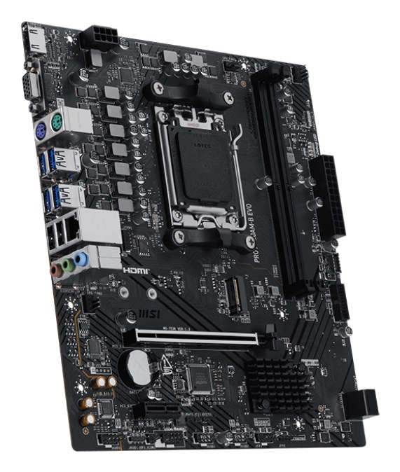 MSI PRO A620AM-B EVO motherboard AMD A620A Socket AM5 ATX - Afbeelding 3