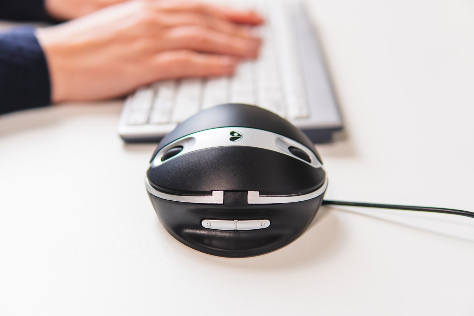 BakkerElkhuizen Oyster Wired mouse Office Ambidextrous USB Type-A Laser 1200 DPI - Afbeelding 5