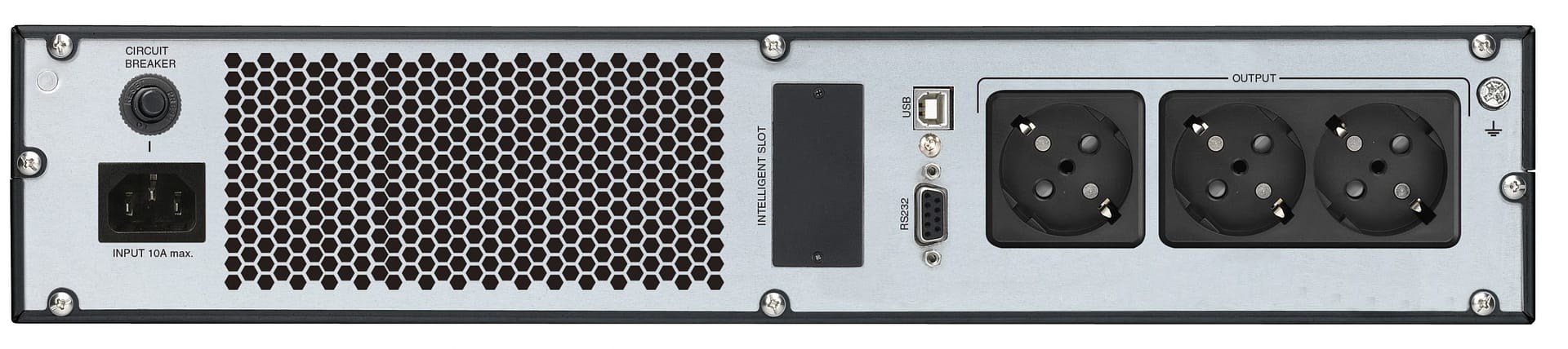 FSP Champ Rack 1K uninterruptible power supply (UPS) Double-conversion (Online) 1 kVA 900 W 3 AC outlet(s) - Afbeelding 3