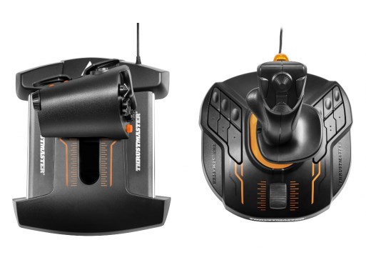 Thrustmaster T-16000M FCS Hotas Black, Orange USB Joystick Analogue / Digital PC - Afbeelding 4