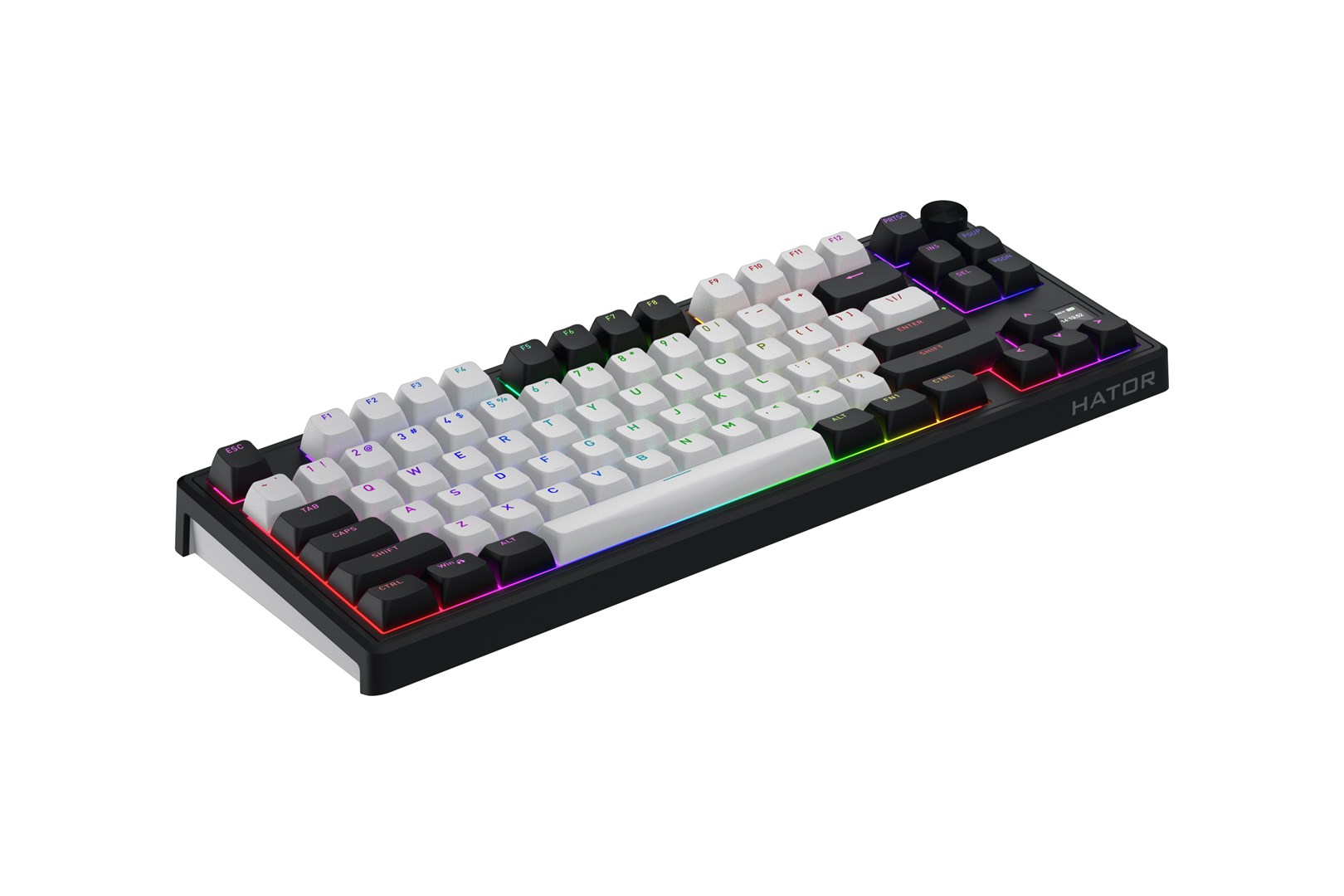 HATOR Skyfall 80 MAG ULTIMA 8K wireless keyboard Gaming USB + RF Wireless + Bluetooth QWERTY US English Black, White - Afbeelding 4