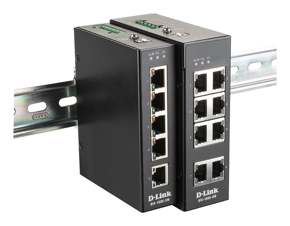 D-Link 5-Port Unmanaged Industrial Switch with 5 x 10/100 BaseT(X) ports - Afbeelding 3