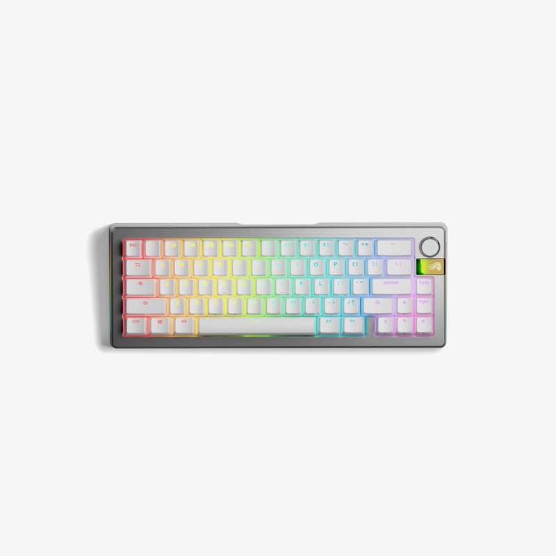 Glorious Gaming GMMK 3 PRO HE 65% Prebuilt Wireless Silver - US